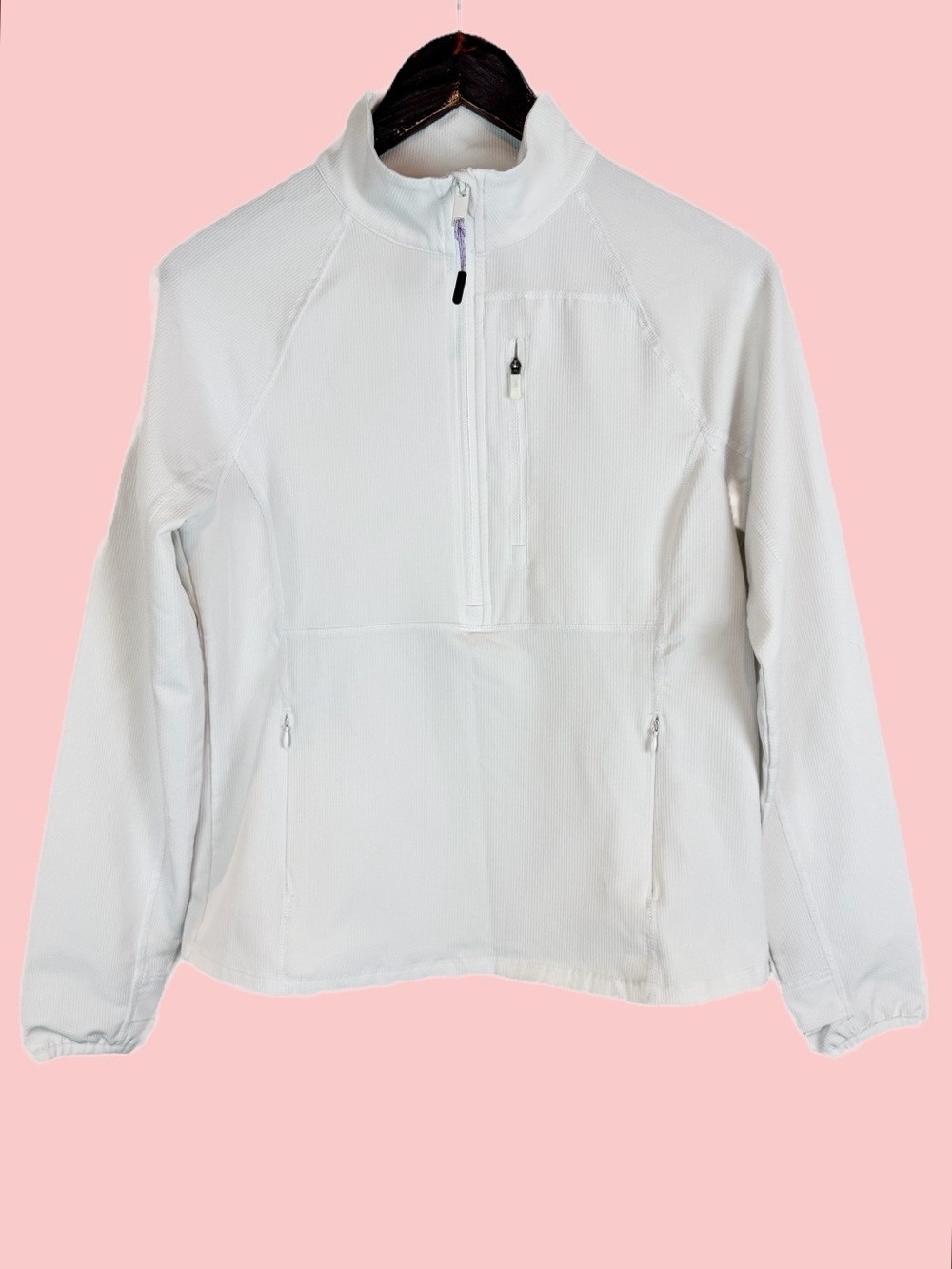 Bass Outdoor | White Half-Zip Pullover, S